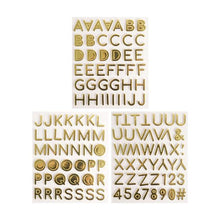 Foil Alphabet Stickers - Anko