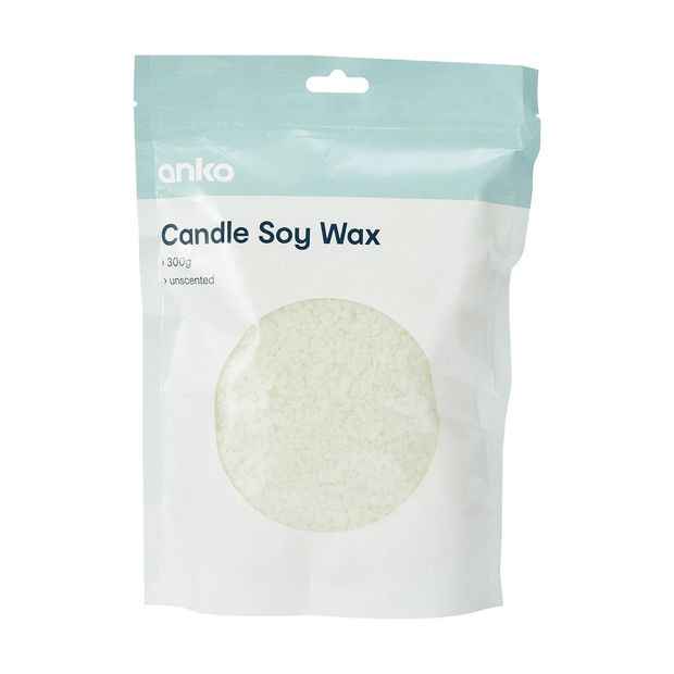 Soy Candle Wax - 300g Unscented for DIY Candle Making
