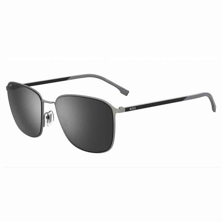 Men's Rounded-Square Sunglasses with Polarised Lenses