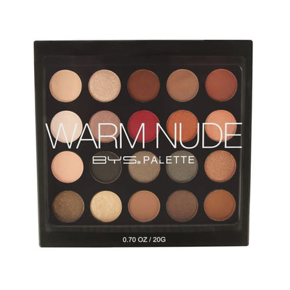 20 Piece Eyeshadow Palette, Warm Nude - BYS