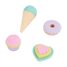 3D Erasers, 4 Pack, Assorted - Anko
