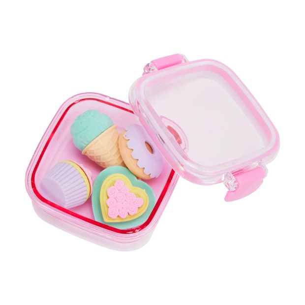 3D Erasers, 4 Pack, Assorted - Anko
