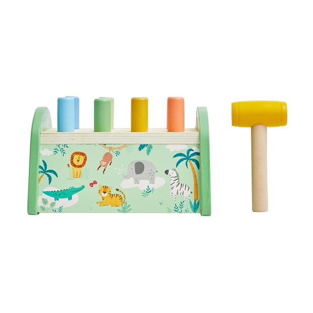 Wooden Jungle Pound Bench - Anko