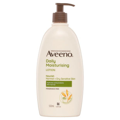 Aveeno Active Naturals Daily Moisturising Body Lotion 532ml - Soothing Oatmeal