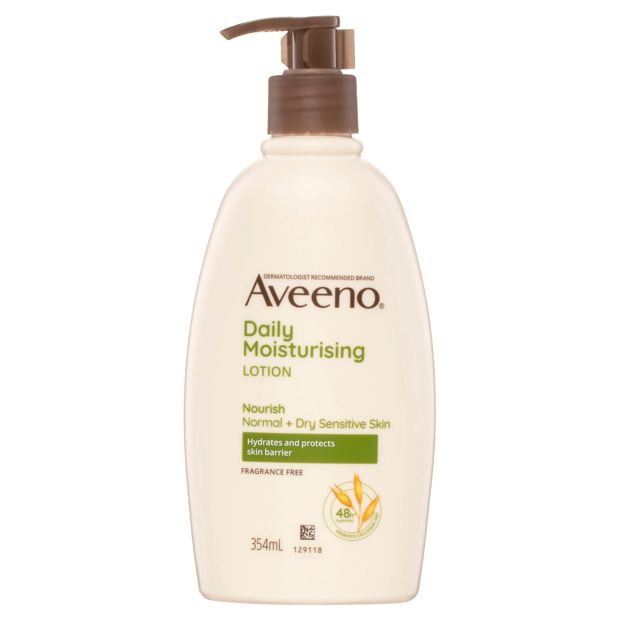 Aveeno Active Naturals Daily Moisturising Body Lotion 354ml - Natural Colloidal Oatmeal