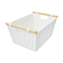 Rectangle Bamboo Handle Basket - Anko