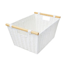Rectangle Bamboo Handle Basket - Anko
