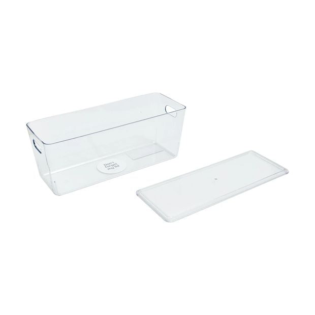 5L Smooth and Shiny Plastic Tub, Clear - Anko