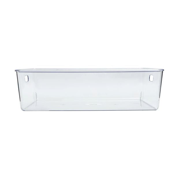 26L Smooth and Shiny Plastic Tub, Clear - Anko