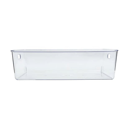 26L Smooth and Shiny Plastic Tub, Clear - Anko
