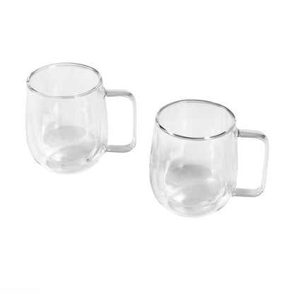 Double Wall Coffee Mugs, 2 Pack - Anko