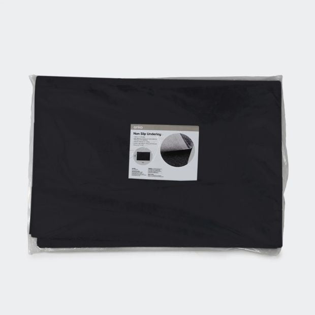 Medium Non-Slip Rug Underlay - Grey, 180cm x 133cm - Anko