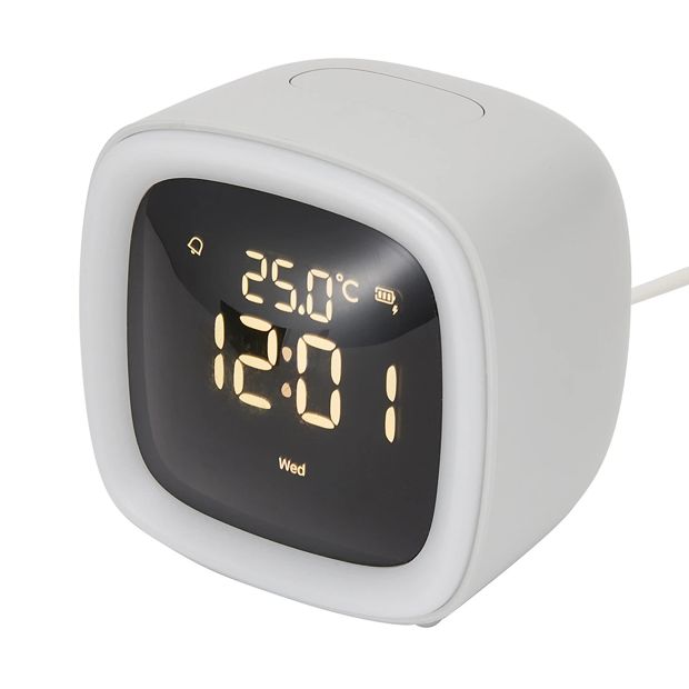 LED Night Light Alarm Clock  - Anko