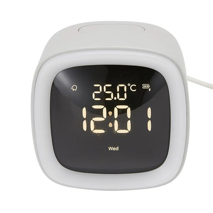 LED Night Light Alarm Clock  - Anko