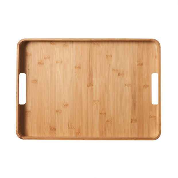Bamboo Tray with Handles - Anko