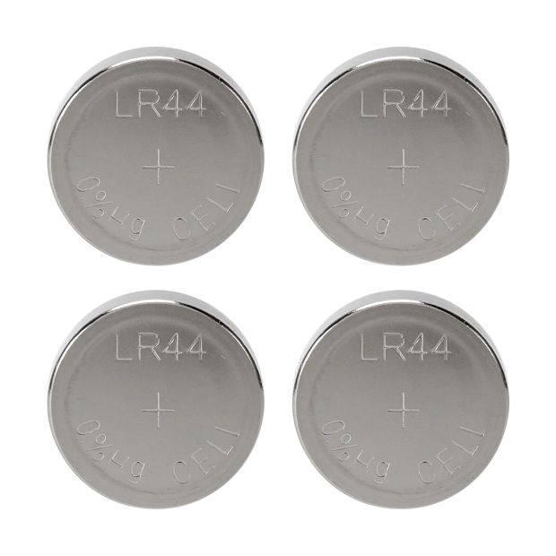 Button Cell Alkaline Batteries LR44, 4 Pack - Anko