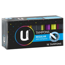 U by Kotex Regular Slim Tampons - 16 Pack