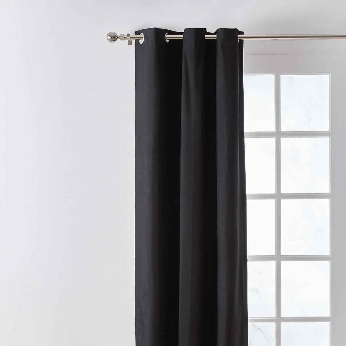Monaco Block Out Curtain - Black