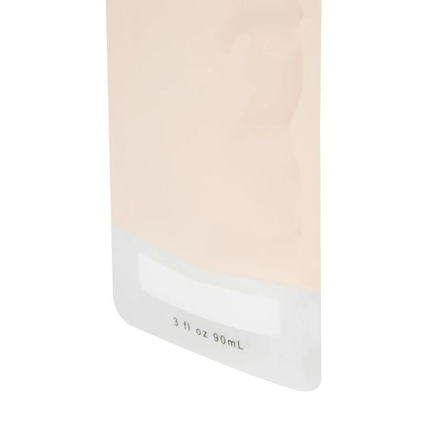 3 Pack Refillable Travel Pouches - Rose