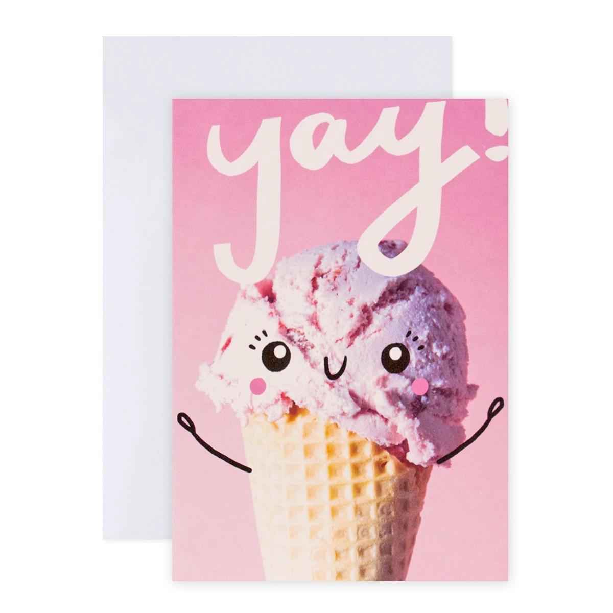 Creative Publishing by Hallmark Celebration Card - Cheerful Ice-cream