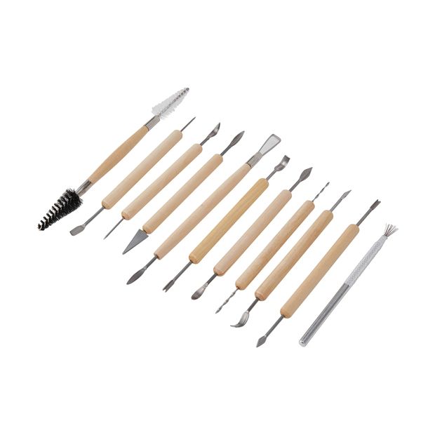 Clay Tool Set, 11 Piece Set - Anko