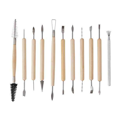 Clay Tool Set, 11 Piece Set - Anko