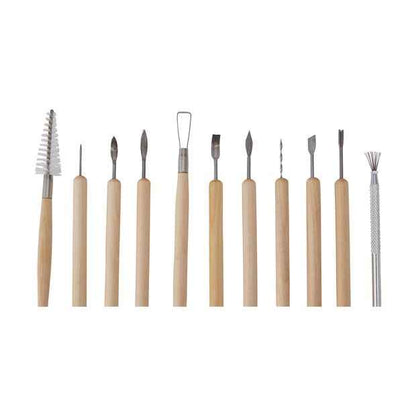Clay Tool Set, 11 Piece Set - Anko
