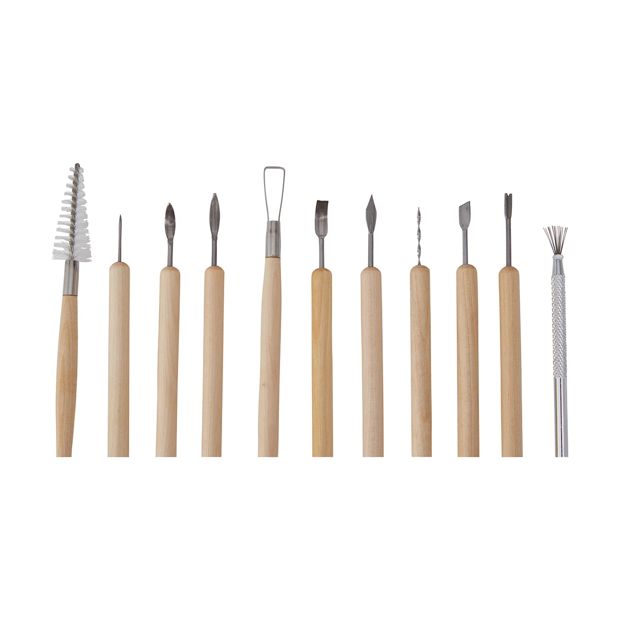 Clay Tool Set, 11 Piece Set - Anko