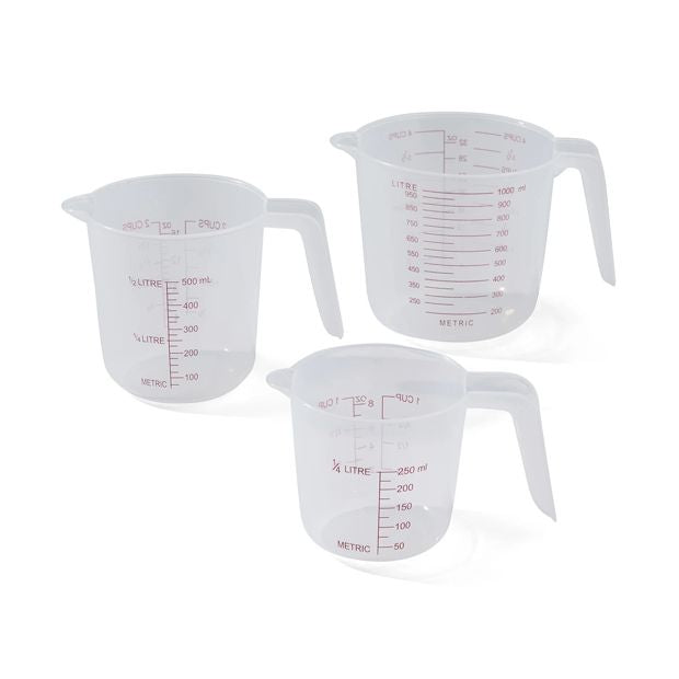 Measuring Jugs, Set of 3 - Anko