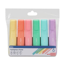 Pastel Highlighters, 6 Pack - Anko