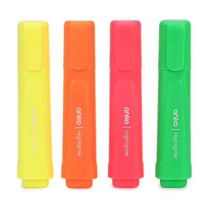 Highlighters 4 Pack - Anko