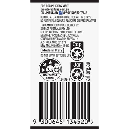 Providore Creamy Tomato Vodka Pasta Sauce 400g