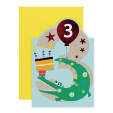 Connections from Hallmark 3rd Birthday Card - Smile, Crocodile