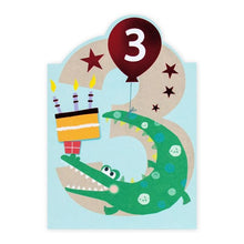 Connections from Hallmark 3rd Birthday Card - Smile, Crocodile