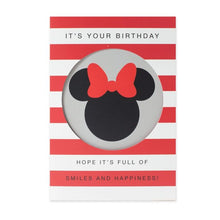 Hallmark Disney Birthday Card - Minnie Mouse Silhouette