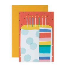 Hallmark Birthday Card - Colourful Birthday Cake