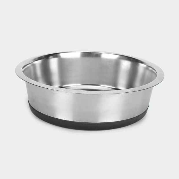 Extra Large Stainless Steel Pet Bowl with Non-Slip Base
