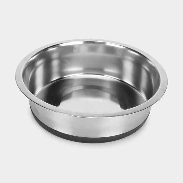 Extra Large Stainless Steel Pet Bowl with Non-Slip Base