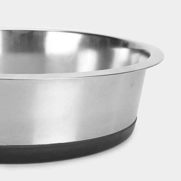 Extra Large Stainless Steel Pet Bowl with Non-Slip Base