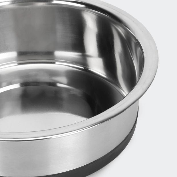 Pet Bowl Stainless Steel & Rubber - Anko
