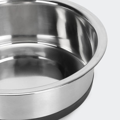 Pet Bowl Stainless Steel & Rubber - Anko