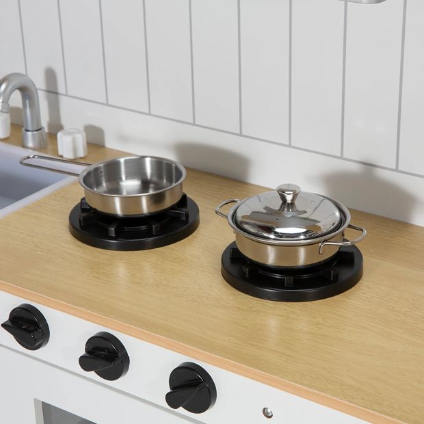 Wooden Rustic Kitchen 7 Piece Playset - Anko