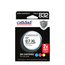 HP 67 XL Ink Cartridge, Tri Colour - Calidad