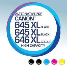 Calidad Canon 645 XL and 646 XL Ink Cartridges - 3 Pack
