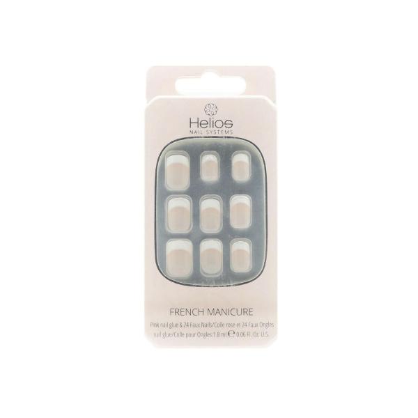 HELIOS FRENCH NAIL 24PC - SHORT BEIGE