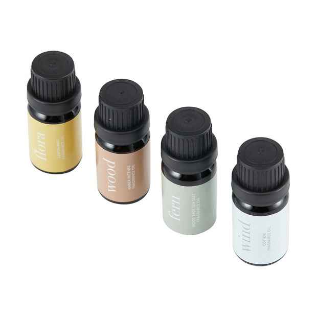 Aromatic Essential Oil Set - 4 x 10ml Bottles