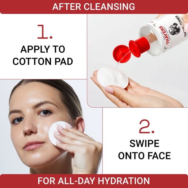 Thayers Rose Petal Alcohol Free Facial Toner 355ml - Witch Hazel and Aloe Vera