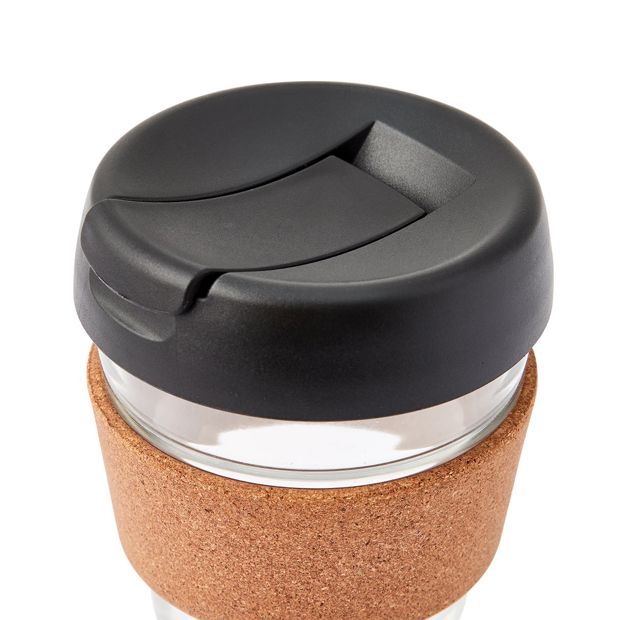 Reusable Glass Travel Cup - Anko