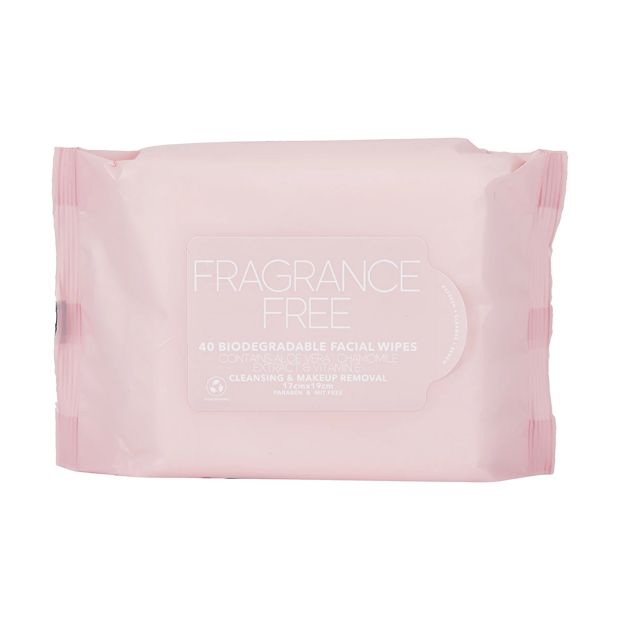 Cleansing & Makeup Removal Facial Wipes, 40 Pack - Anko