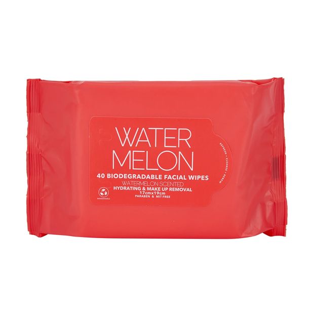 Hydrating & Makeup Removal Facial Wipes, 40 Pack - Anko